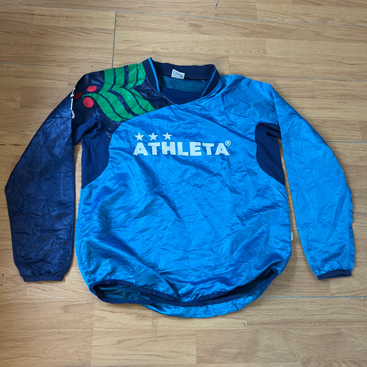 Haut de sport manches longues bleu - Athleta - Taille S