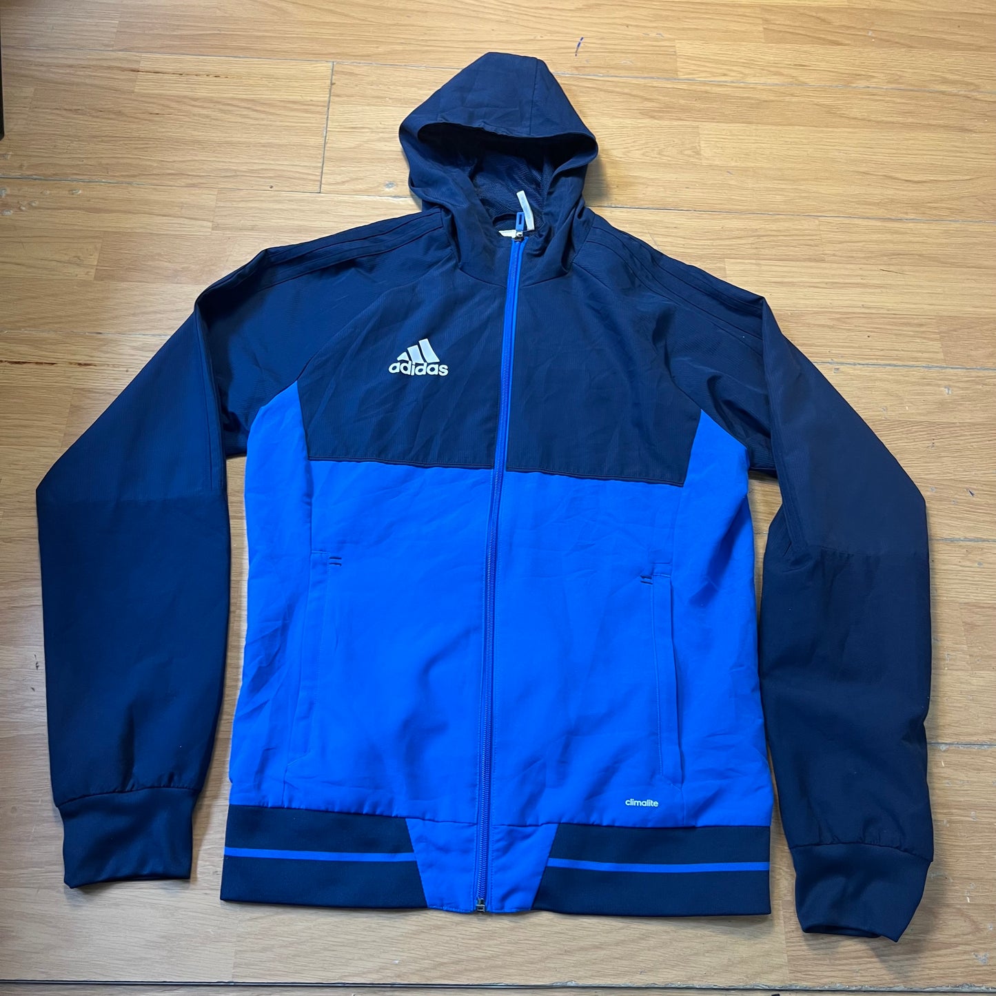 Veste de sport bleue - Adidas - Taille S