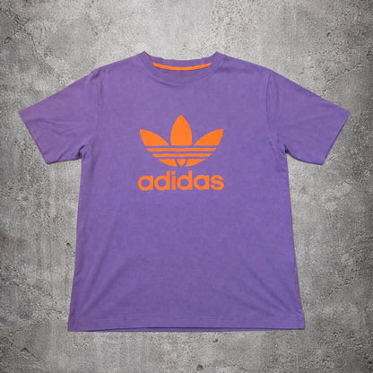 T-shirt violet et orange - Adidas - Taille S
