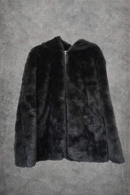 Manteau fourrure noir – Taille – M