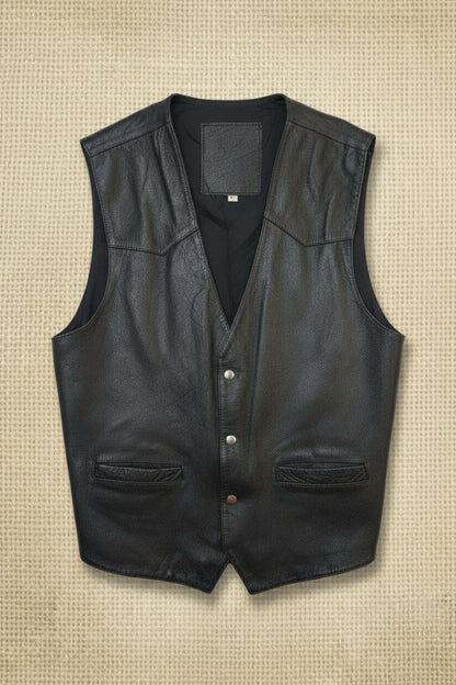 Gilet de Costume Cuir Véritable - by FABSO
