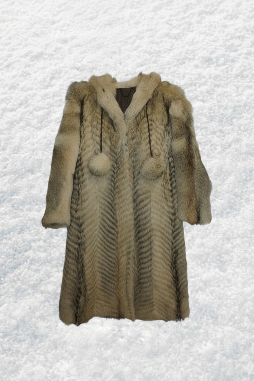 Cozy Luxe Hooded Fur Coat – by MANDY CHERIE