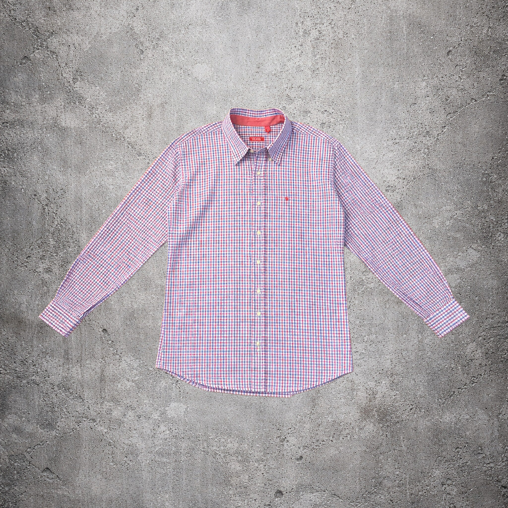 Chemise à carreaux rouge bleu blanc - Taille XL