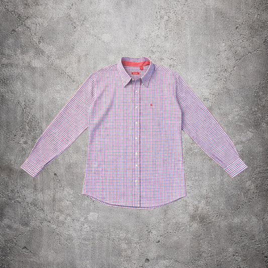 Chemise à carreaux rouge bleu blanc - Taille XL
