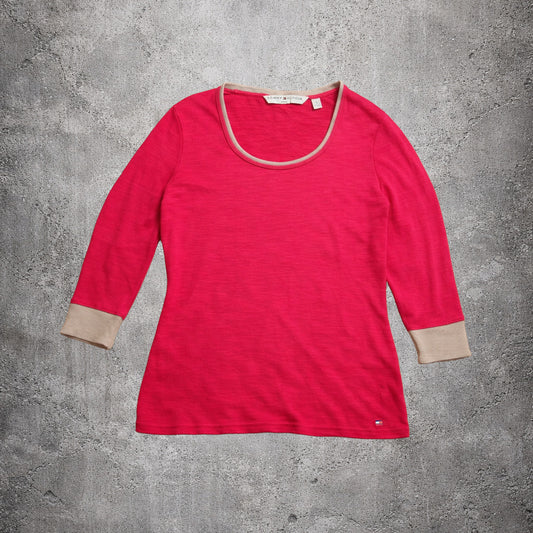 Top manches longues rose - Tommy Hilfiger - Taille XL
