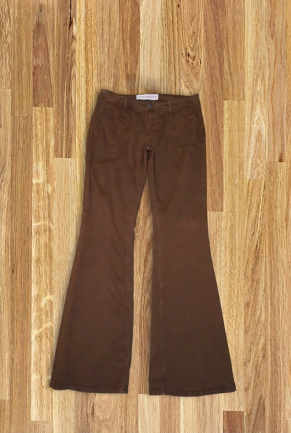 Jeans Flare - Marron - by BÉATRICE