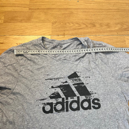 T-shirt gris - Adidas (femme) - Taille M