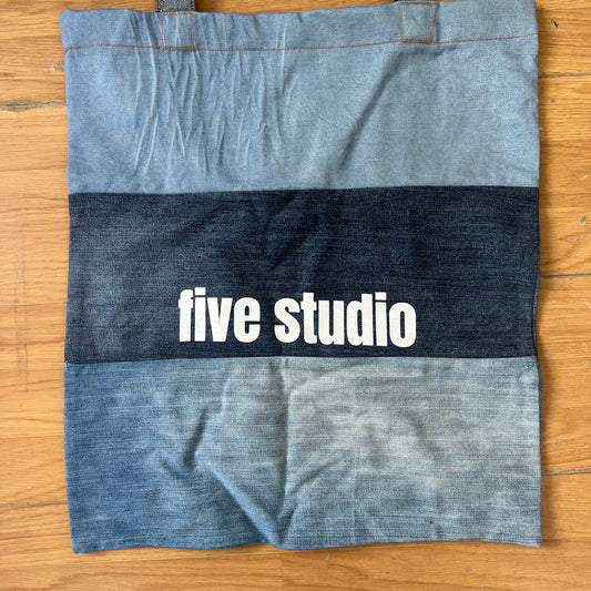 Sac tote bag en denim - Five Studio by SARLOTTE
