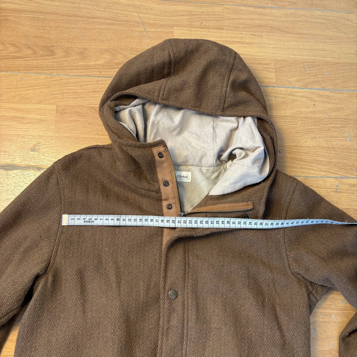 Manteau marron - Grand Global - Taille 40