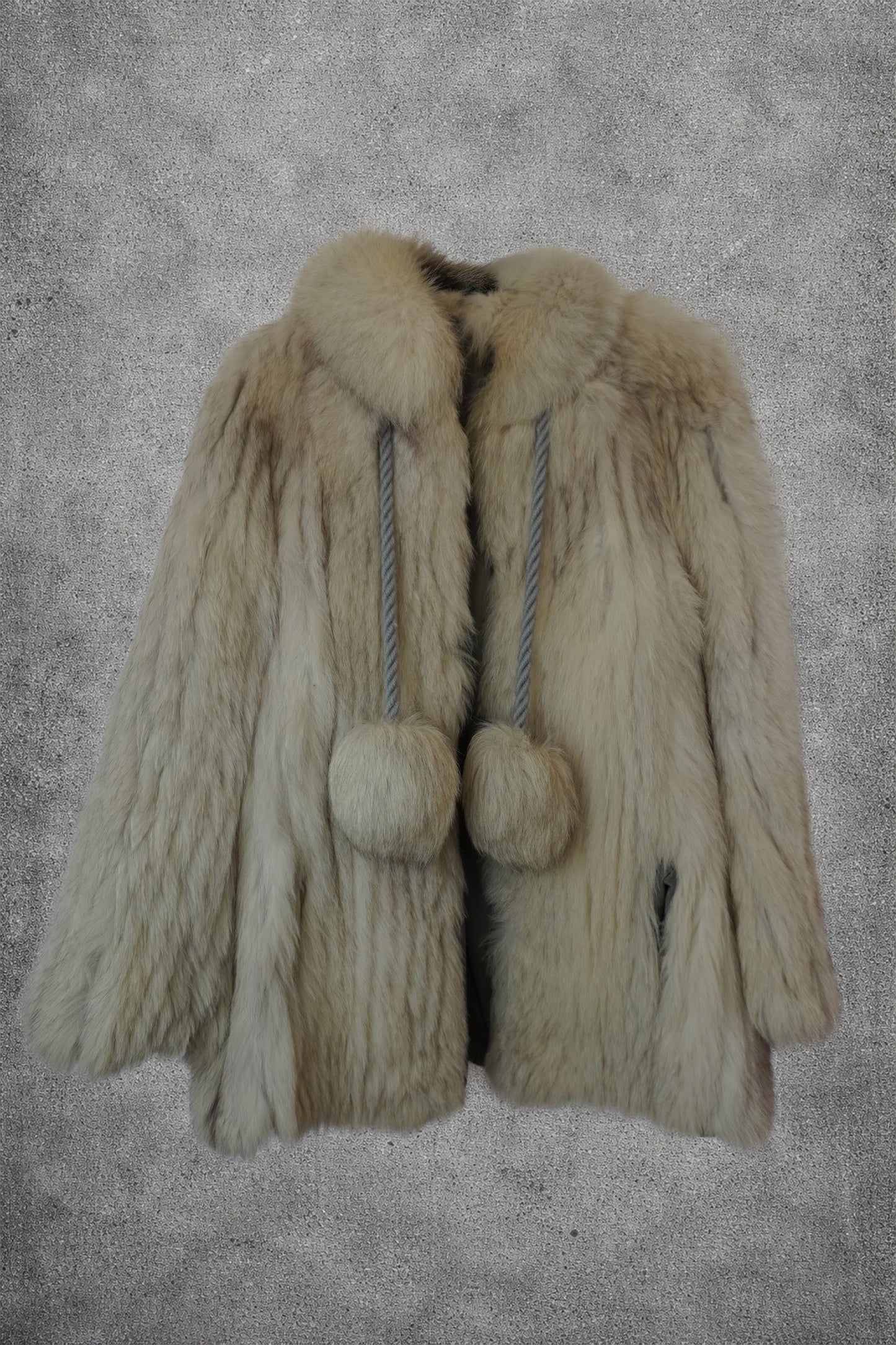 Manteau fourrure blanc – Taille – M