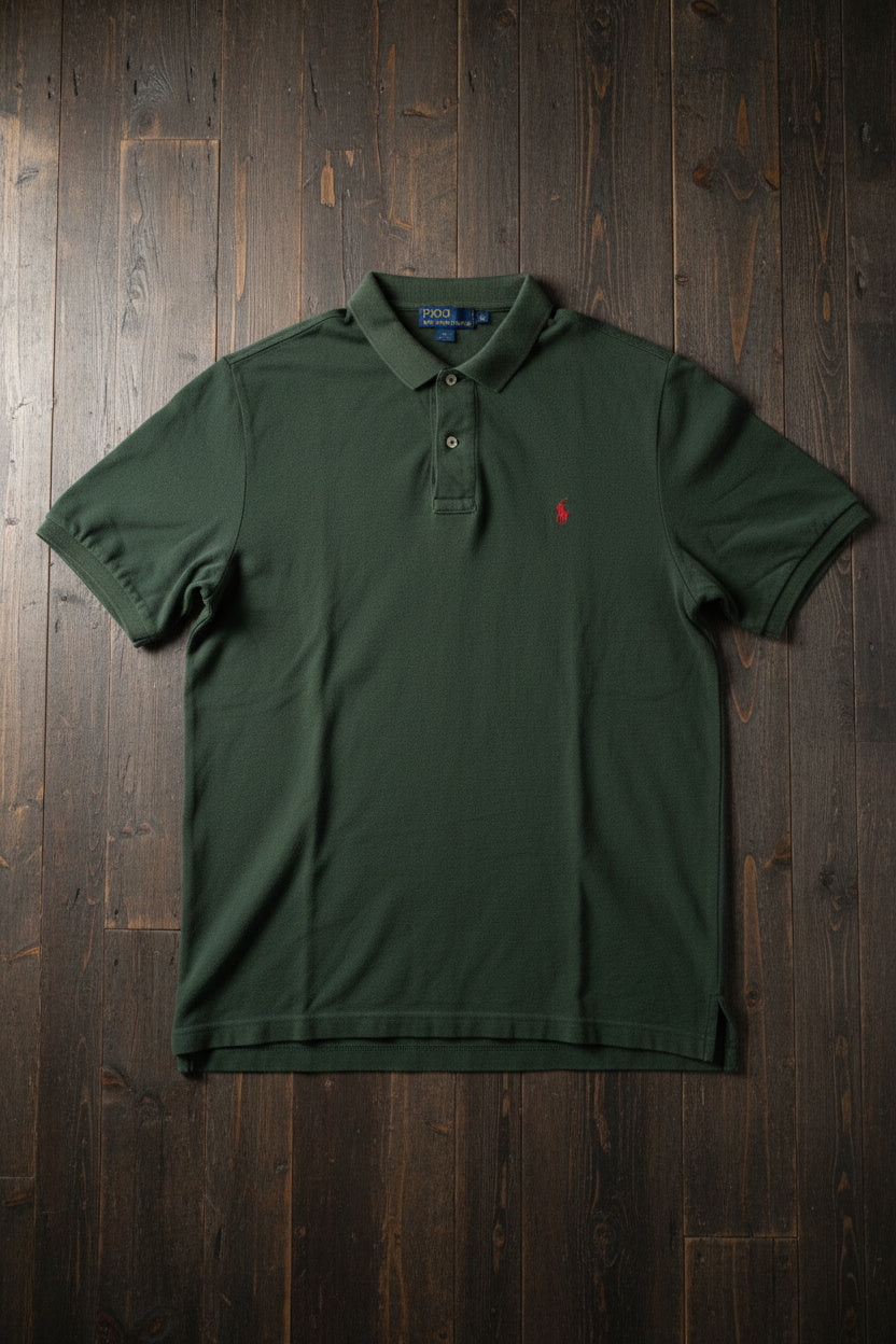 Polo vert sauge foncé – SS.CARMEN