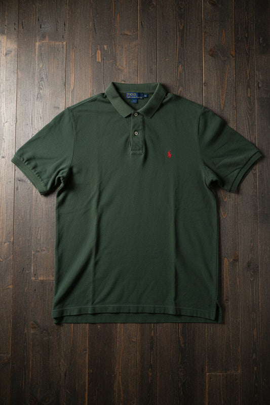 Polo vert sauge foncé – SS.CARMEN