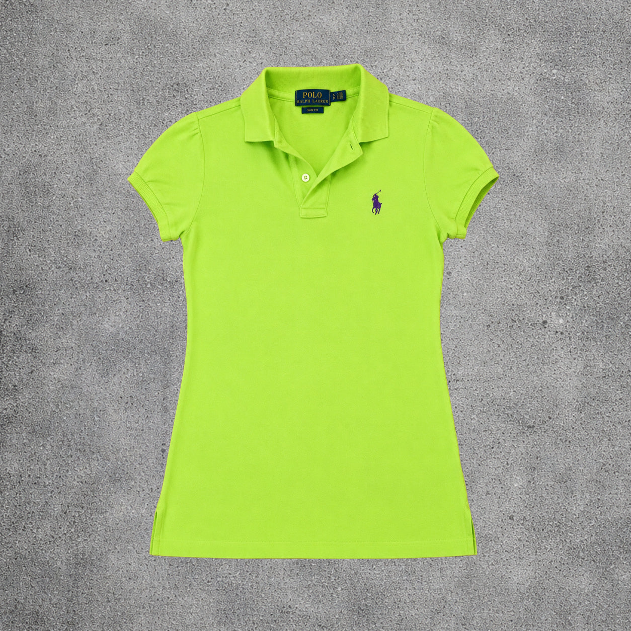 Robe-polo néon vert - Ralph Lauren - Taille S