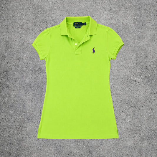 Robe-polo néon vert - Ralph Lauren - Taille S