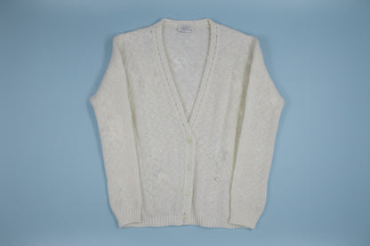 Cardigan blanc en maille – BY PRMEC
