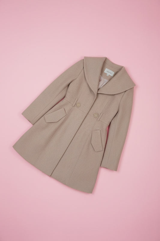 Manteau pastel rose tendance – by Zainab