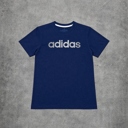 T-shirt bleu marine - Adidas (femme) - Taille S