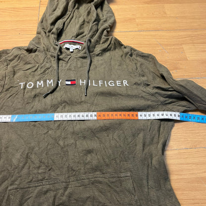 Sweat à capuche vert - Tommy Hilfiger - Taille M