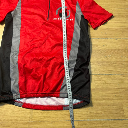 Chemise de sport type biker rouge et noir - Taille 4