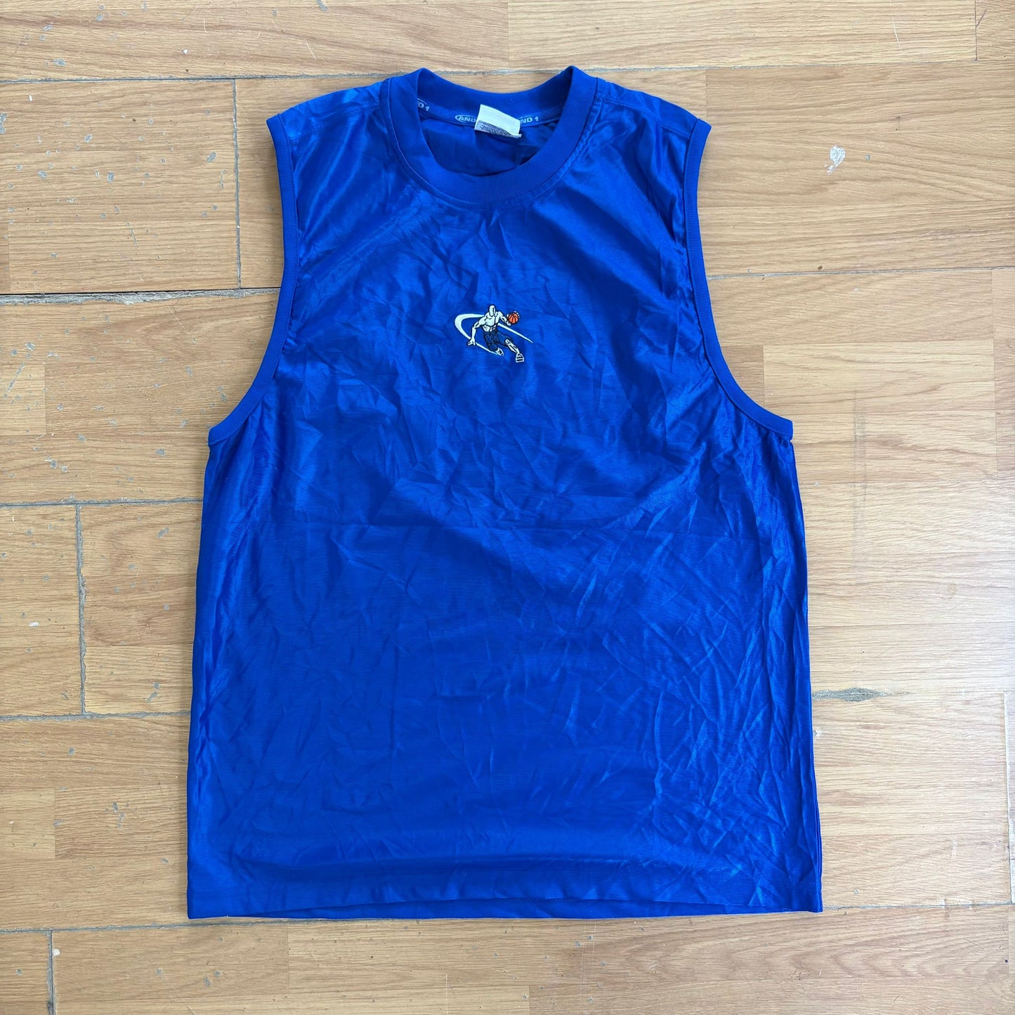 Maillot de basketball bleu AND1 – Taille M