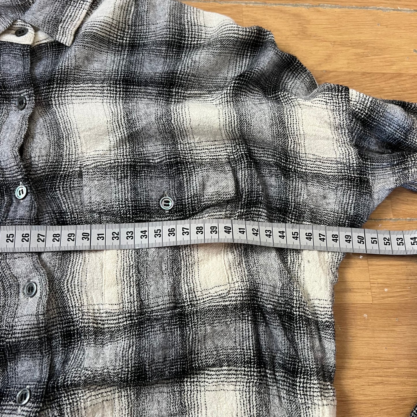 Chemise à carreaux gris - Taille S