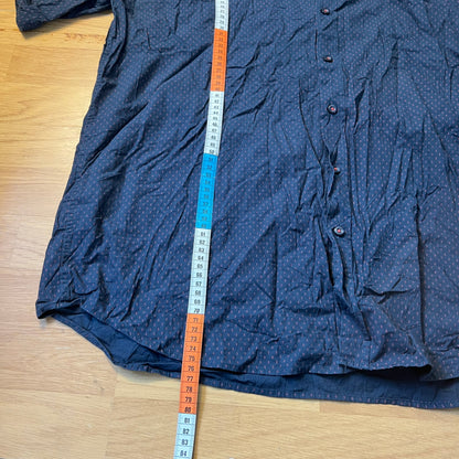 Chemise manches courtes bleu foncé - Beverly Hills Polo Club - Taille XXL
