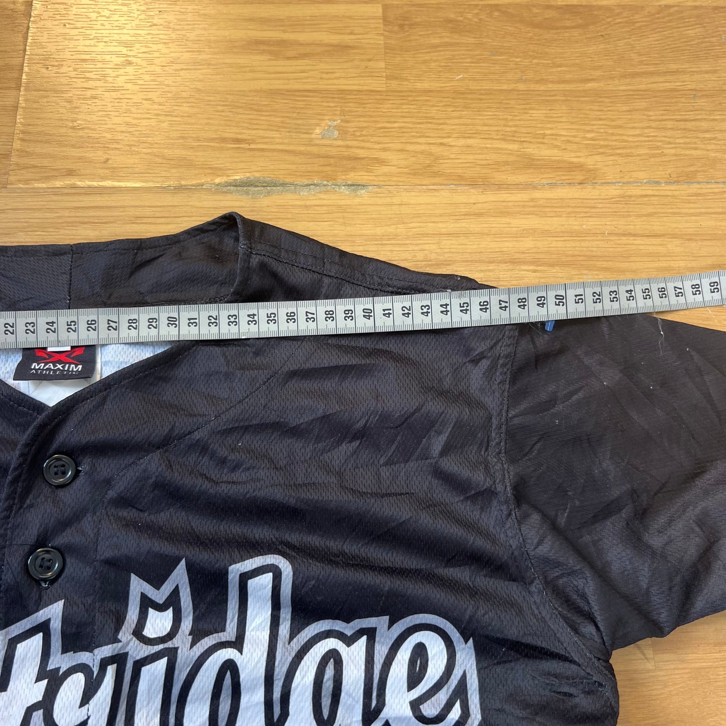 T-shirt baseball noir - Taille M