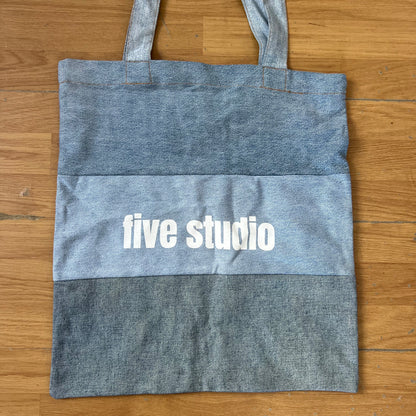 Sac tote bag en denim - Five Studio by SARLOTTE