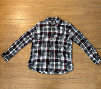 Chemise à carreaux rouge et noir - Chaps - Taille L