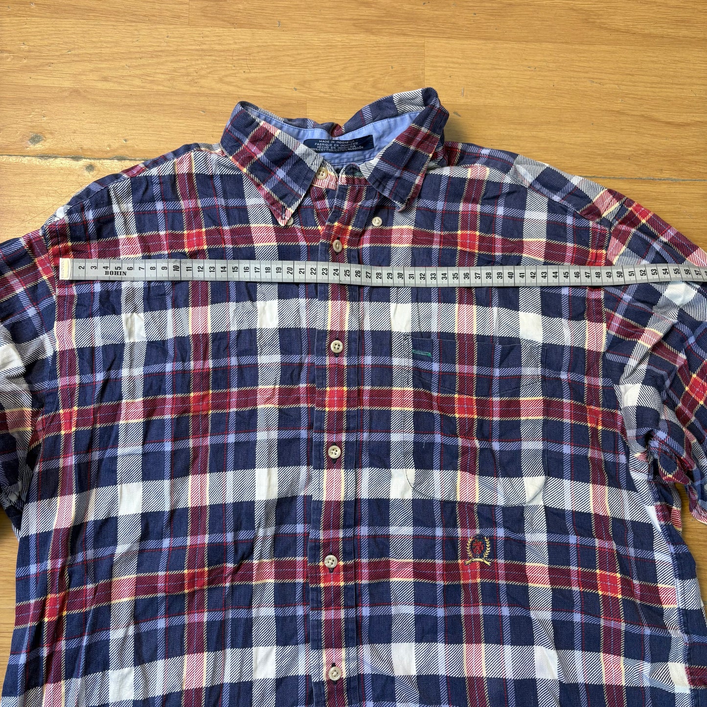 Chemise à carreaux rouges et bleus - Tommy Hilfiger - Taille M