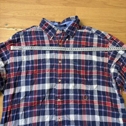 Chemise à carreaux rouges et bleus - Tommy Hilfiger - Taille M