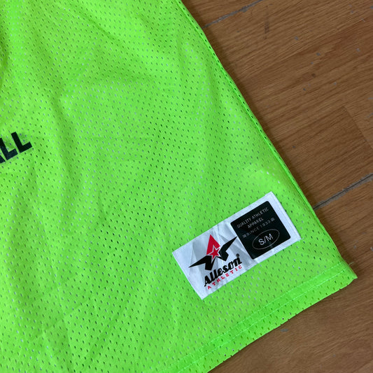T-shirt football réversible fluo vert/jaune - Taille S/M