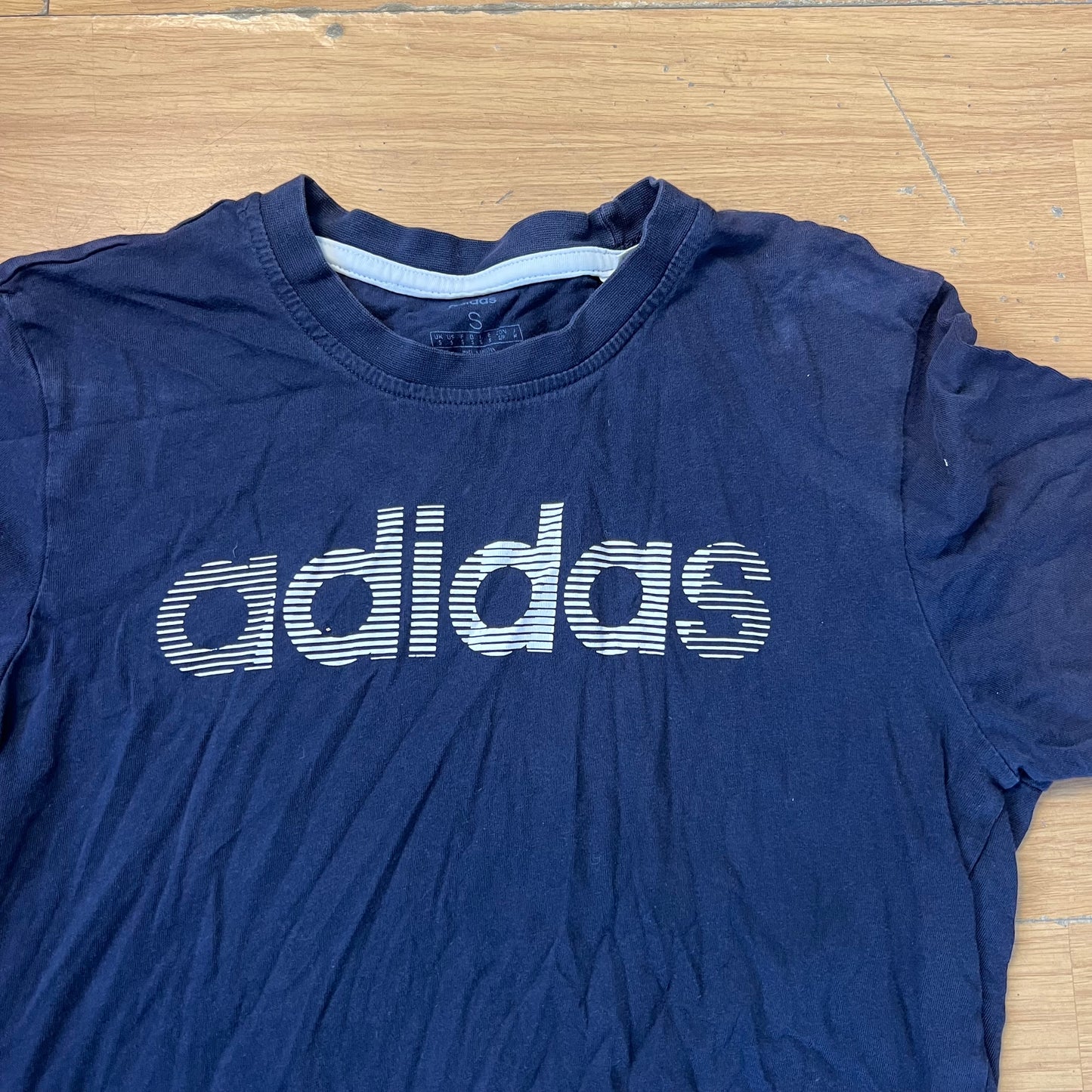 T-shirt bleu marine - Adidas (femme) - Taille S