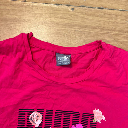 T-shirt rose vif - Puma (femme) - Taille M