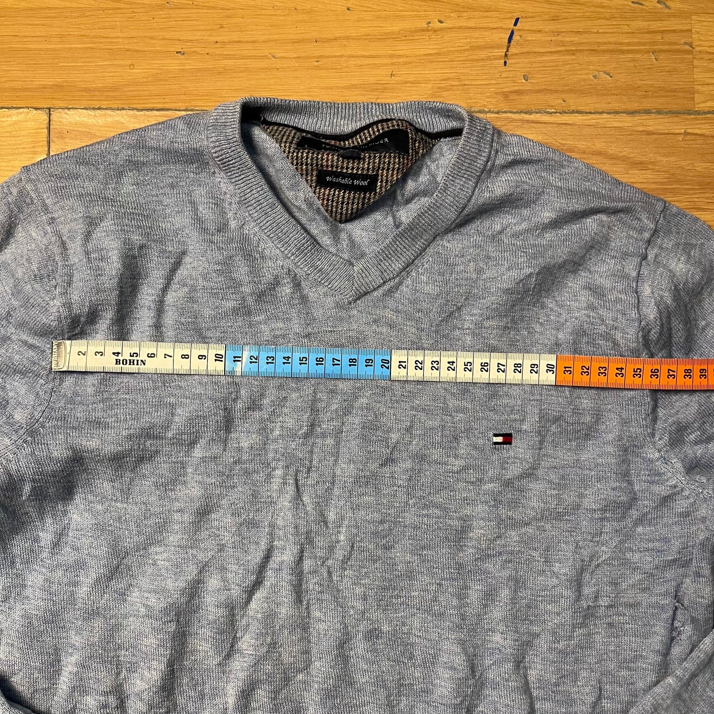 Pull bleu clair Tommy Hilfiger – Taille – S