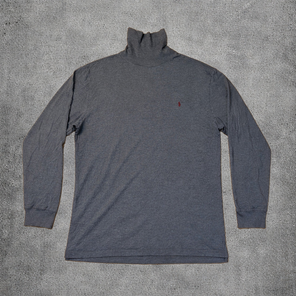 Pull col roulé gris - Polo by Ralph Lauren - Taille L