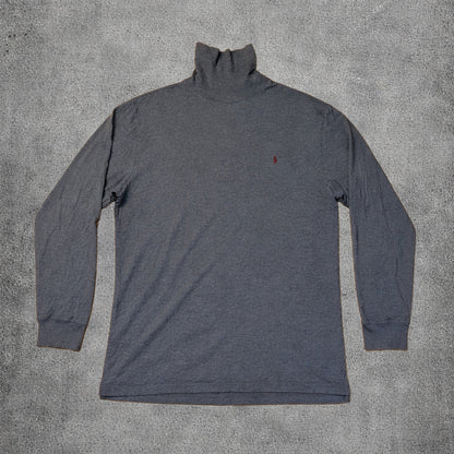 Pull col roulé gris - Polo by Ralph Lauren - Taille L