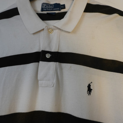 Polo blanc et noir classique – SS.CARMEN