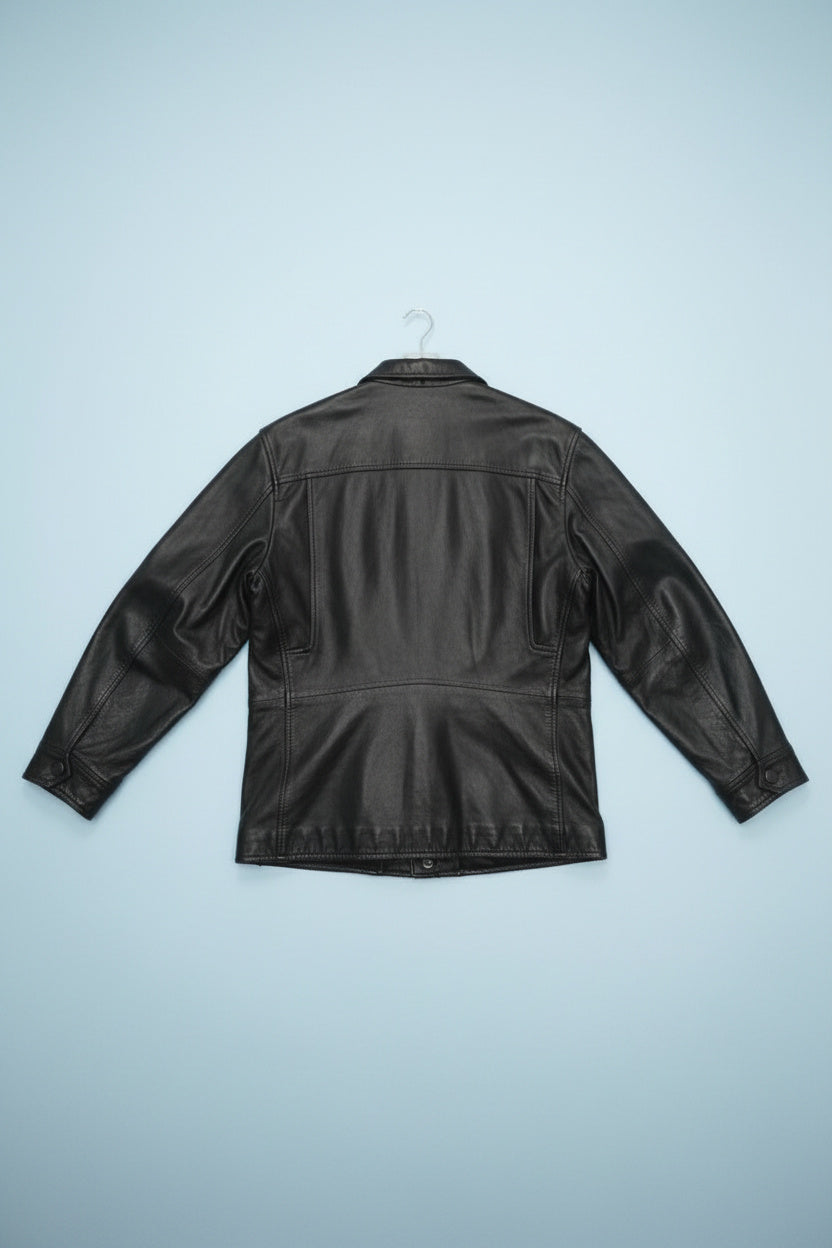Veste En Cuir - by PRMEC - Taille : XL