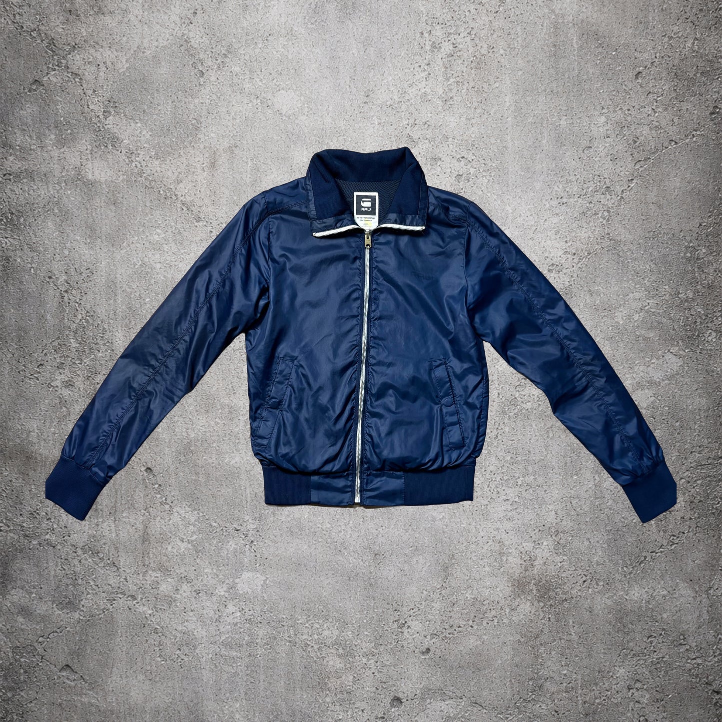 Bomber bleu foncé G-Raw – Taille S