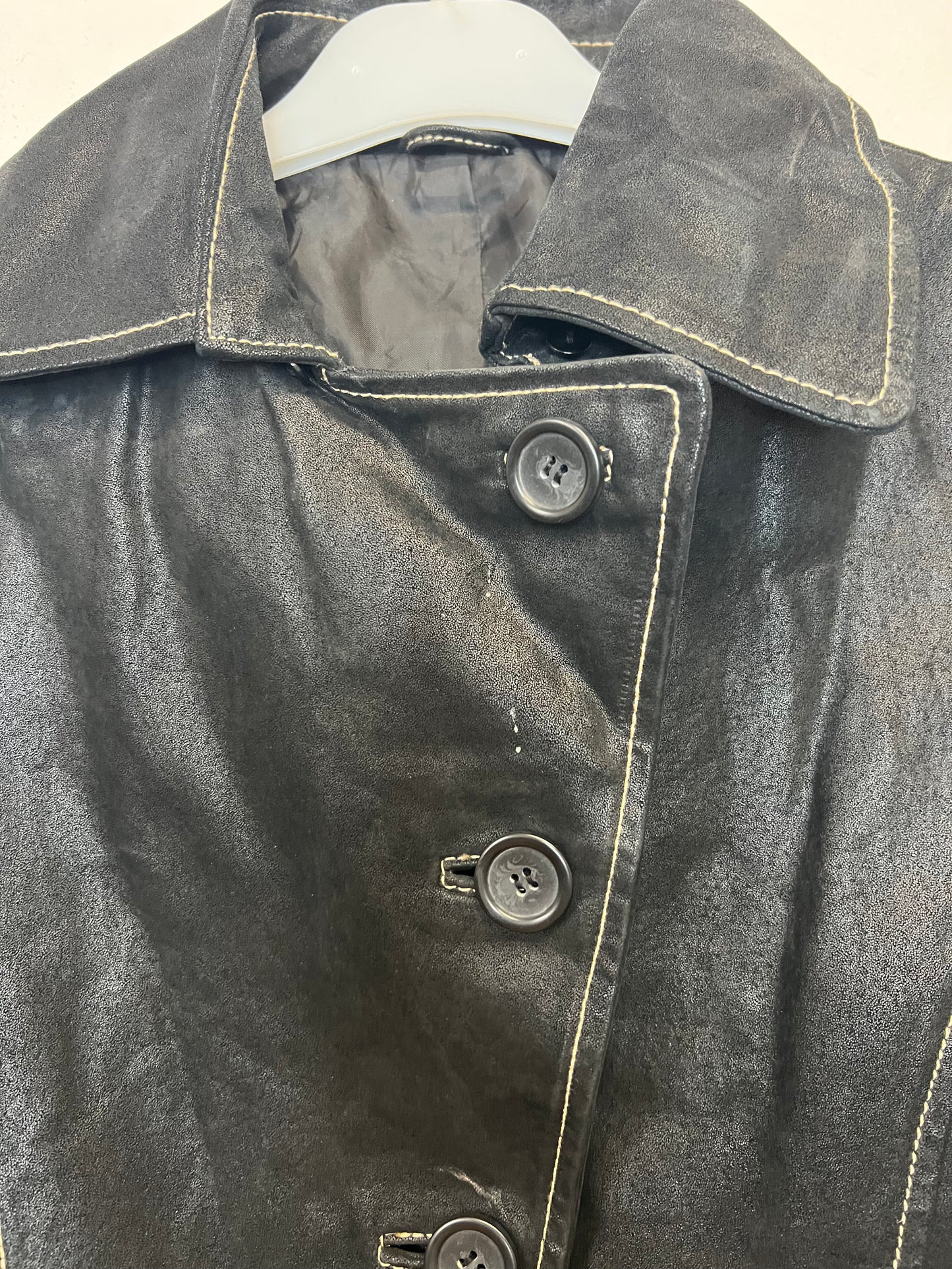 Manteau Long Cuir - by BÉATRICE