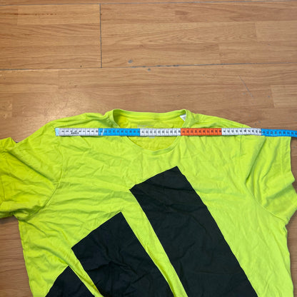 T-shirt vert fluo - Adidas - Taille XL