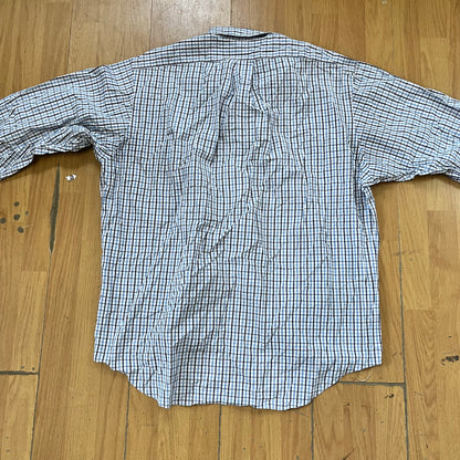 Chemise Ralph Lauren blanche à carreaux
