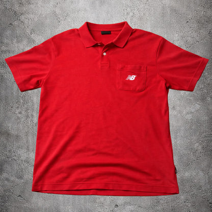 Polo rouge New Balance – Taille – L