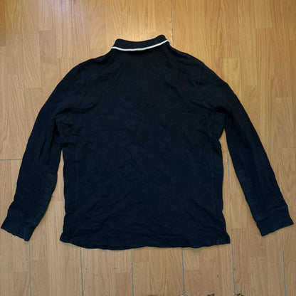 Polo manches longues noir - Ralph Lauren - Taille XXL