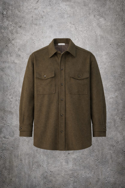 Veste imitation laine marron NWITH – Taille – L (oversized)