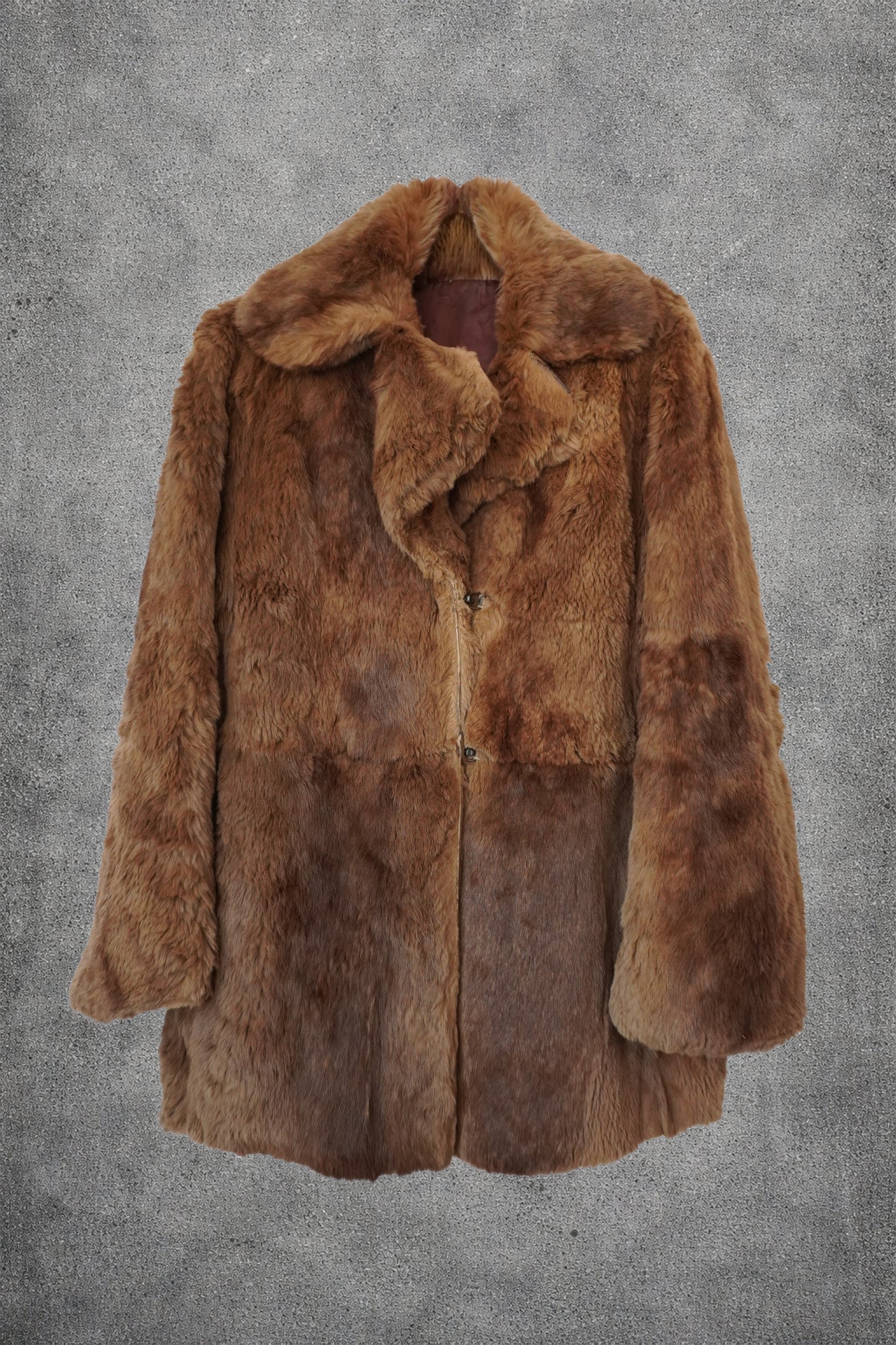 Manteau fourrure marron – Taille – L