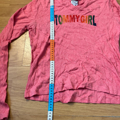 T-shirt manches longues rose - Tommy Hilfiger - Taille XL (enfant)