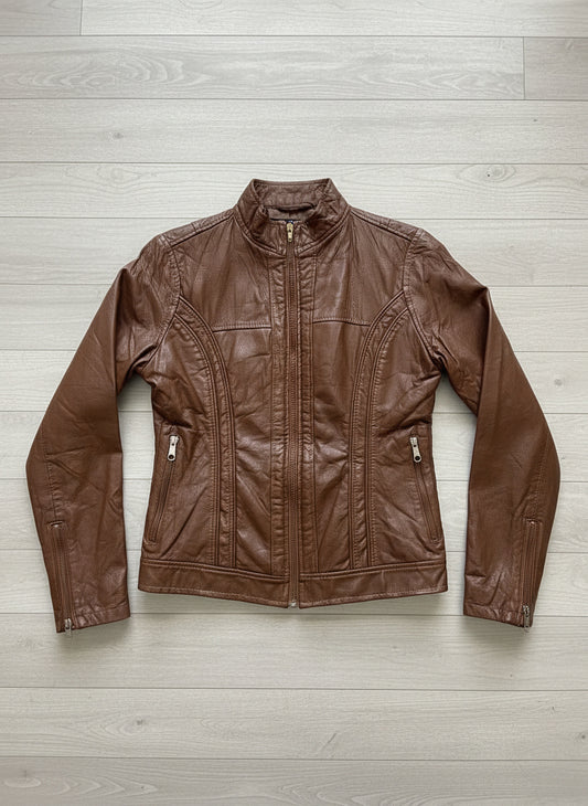 Veste Effet Cuir - by BÉATRICE
