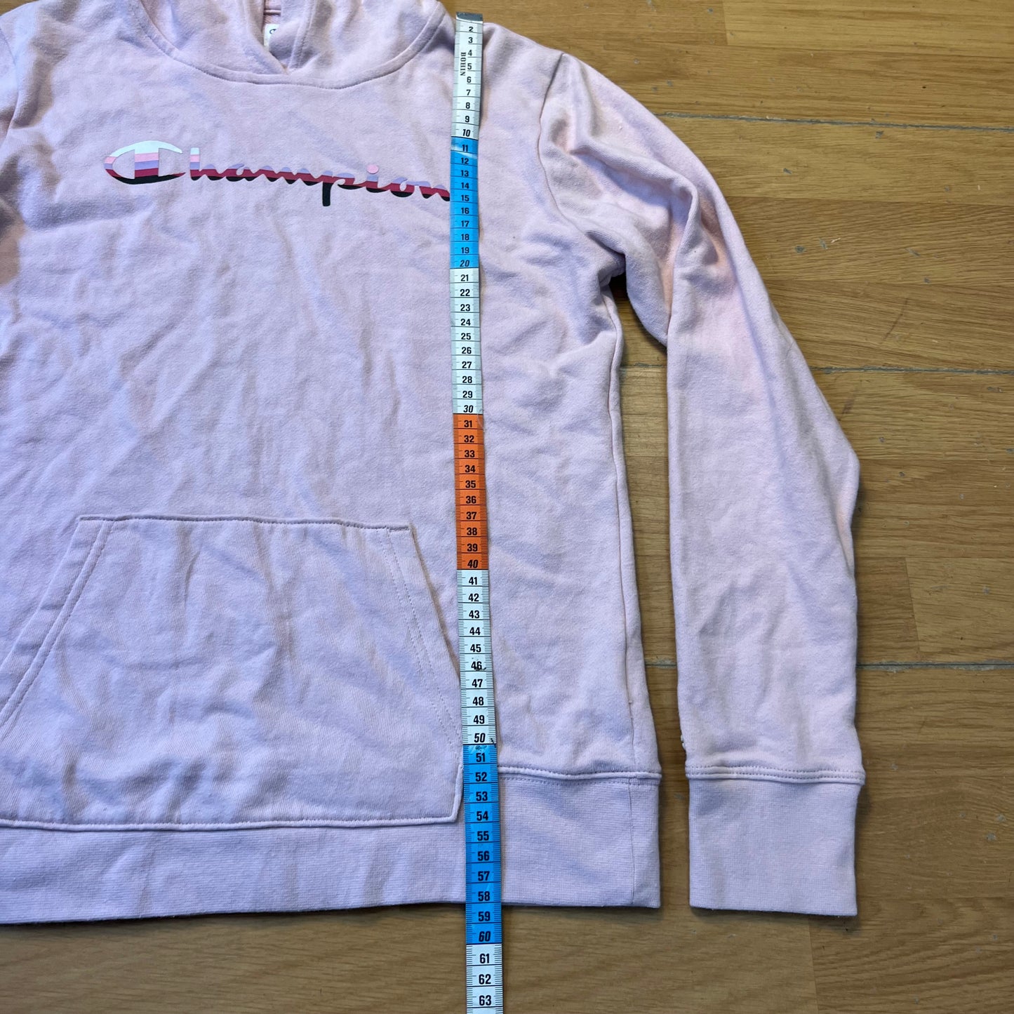 Sweat à capuche rose - Champion (enfant) - Taille XL